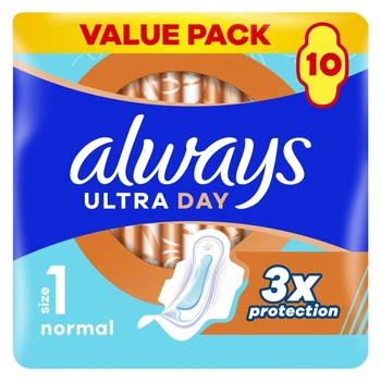 Гігієнічні прокладки Always Ultra Day Normal (Розмір 1) 10 шт. (8700216861120)