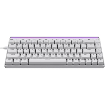 Клавіатура Ajazz NK68 Red Switch USB UA White (NK68-R-W)