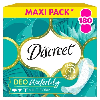 Щоденні прокладки Discreet Deo Waterlily 180 шт. (8700216859226)
