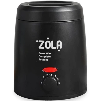 Воскоплав банковий ZOLA Brow Wax Complete System чаша 200 мл колір чорний