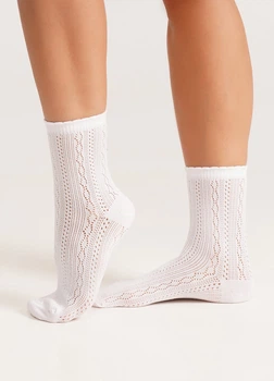Жіночі шкарпетки із сітчастим плетінням Giulia WS3 AIR 002 36/40 White-bianco