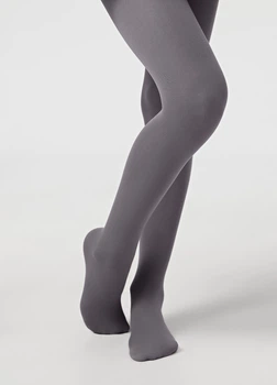 Класичні дитячі колготки Giulia KETTY 40 140/146 Grey-grafite