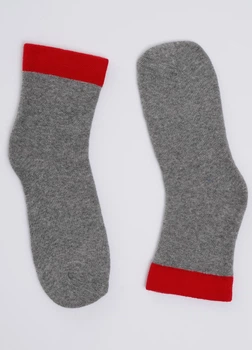 Дитячі теплі махрові шкарпетки Giulia KS3 TERRY 013 16 Grey-light grey melange