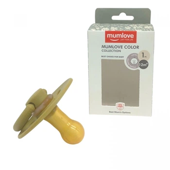 Латексна пустушка (12м+) (ХАКІ) Mumlove (273589)