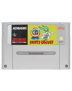 Игра Nintendo SNES Tiny Toon Adventures: Buster Busts Loose! Europe Английская Версия Только Картридж Б/У