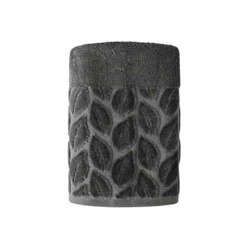 Полотенце махровое Soho Leaves Dark Gray 50*90 см темно-серый