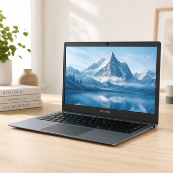 Ноутбук 14" Medion (Lenovo Group) Akoya E14223 | 10-е покоління Intel Celeron N4120 | RAM DDR4 4 ГБ | eMMC 128 ГБ | Intel UHD Graphics 600 | АКБ до 9 годин | Wi-Fi 5.0 | Bluetooth 5.1 | Win11 (4972) - Уценка