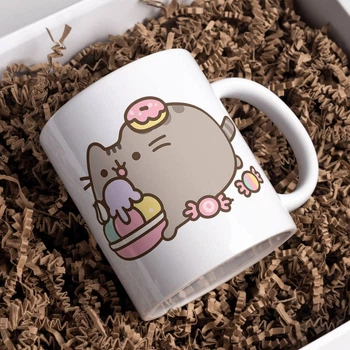 Чашка глянцевая Pusheen Пушин 330 мл (ПУ0301137)