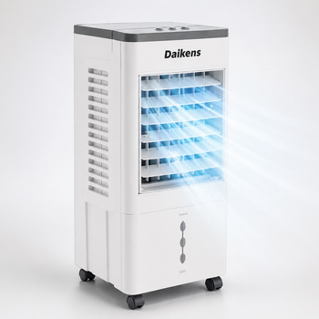 Напольный охладитель воздуха с увлажнением 3в1 DKNS Daikens DH2025-01A, 10 л, мобильный климатический охладитель для дома и офиса