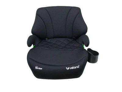 Бустер VELANO Gravo i-Size 125-150 см, ISOFIX + підстаканник, black