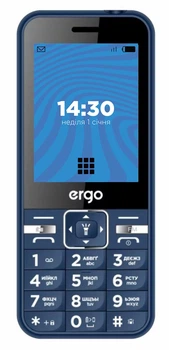 Мобільний телефон ERGO E281 Dual Sim Blue (7221439)
