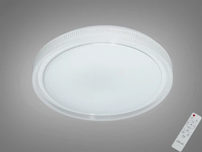 Смарт LED люстра 80W потолочная с пультом Diasha с корпусом круглой формы 3200K-6500K+RGB белого цвета IP20