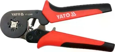 Клещи YATO для обжатия и зачистки проводов, 180 мм, 0.2–6 мм²
