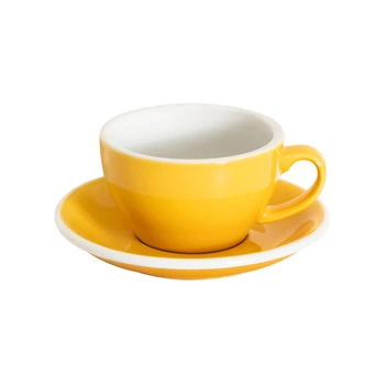 Чашка с блюдцем Loveramics EGG 250мл Yellow