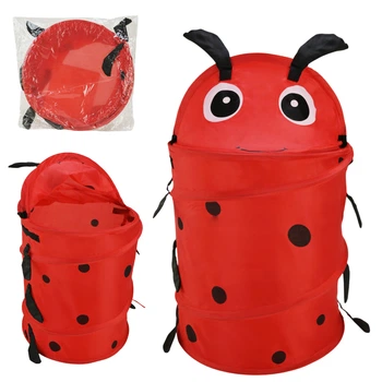 Корзина для игрушек Божья коровка 38*38*60см красная, CE150433