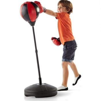 Детский боксерский набор на стойке Punching Ball Set (высота до 105 см) + перчатки