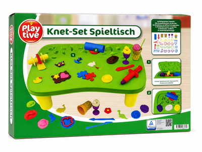 Набор для лепки Playtive Knet-Set Spieltisch - детский столик для пластилина с аксессуарами