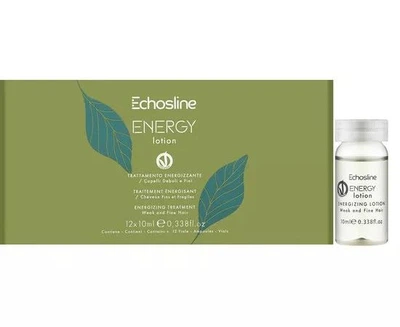 Энергетический лосьон для тонких и слабых волос Echosline Energy 12х10 мл