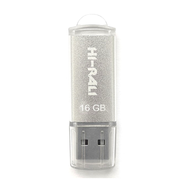 USB флешка 16GB металлическая для хранения данных Hi-Rali Rocket