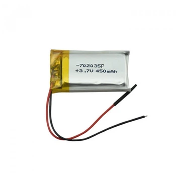 Аккумулятор 702035P универсальный с контроллером, 70 х 20 х 35 мм (450 mAh) для TWS наушников, кейсов наушников, смарт часов