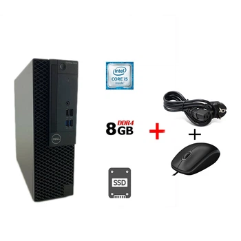 Компьютер Dell OptiPlex 3050 SFF / Intel Core i5-6500 (4 ядра по 3.2 - 3.6 GHz) / 8 GB DDR4 / 250 GB SSD / Intel HD Graphics 530 / 180W / DisplayPort / HDMI б/у + Подарок Кабель питания + Проводная мышь