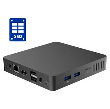 Неттоп MLLSE M2 Pro Mini PC USFF / Intel Pentium J3710 (4 ядра по 1.6 - 2.64 GHz) / 8 GB DDR3 / 128 GB SSD / Intel HD Graphics 405 / WiFi б/у
