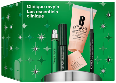Zestaw Clinique MVPs krem do twarzy 30 ml + balsam pod oczy 5 ml + eyliner 0.14 g + tusz do rzes 3.5 ml + woda perfumowana 5 ml (192333275610)
