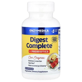 Ферменты и пробиотики Enzymedica (Digest Complete + Probiotics) 90 капсул ENZ13041