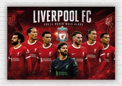 Паперовий плакат. "Ліверпуль. Liverpool Football Club", 110х75 см