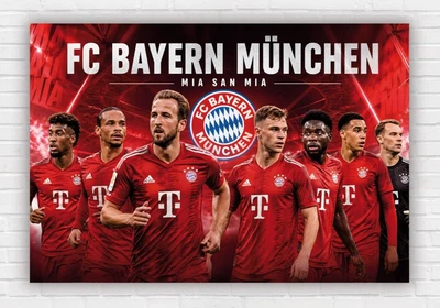 Паперовий плакат. "Бавария. FС Bayern München", 110х75 см
