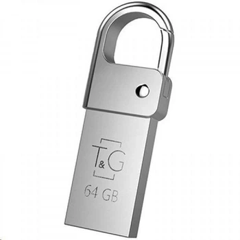 Флеш пам'ять/флеш накопичувач USB 64GB T&G метал 027