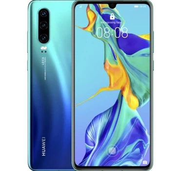 Смартфон Huawei P30 6/128 GB Aurora 2 SIM NFC OLED 6.1" 2340x1080 Kirin 980 40 Мп + 16 Мп + 8 Мп 3650 мАг
