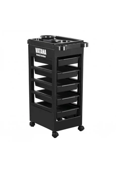 Парикмахерская тележка для салонов красоты с 5 рабочими отделениями Vatana SPL 578006