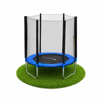 Батут садовий FunFit 183 см (6 ft) із зовнішньою захисною сіткою та драбиною (Польща)