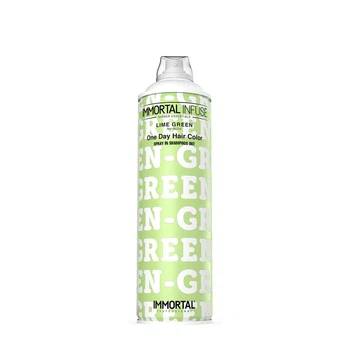 Камуфляж волосся зелений Immortal Infuse One Day Hair Color Spray Lime Green 200 мл INF168