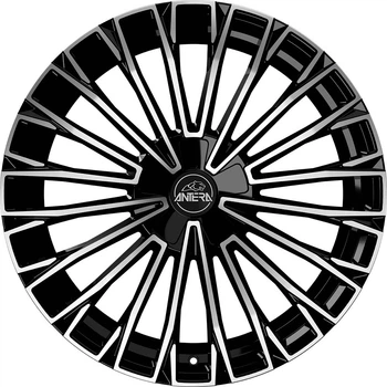 Литые диски Antera A103 R22 W10.5 PCD5x130 ET48 DIA71.6 (black polished)