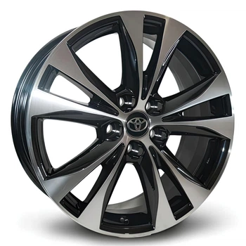 Литые диски Replica Toyota (TY2065) R18 W8 PCD5x114.3 ET35 DIA60.1 (black machined face)