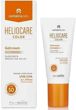 Сонцезахисний тональний гель-кремCantabria Labs Heliocare Color Gelcream SPF50 Light 50 мл