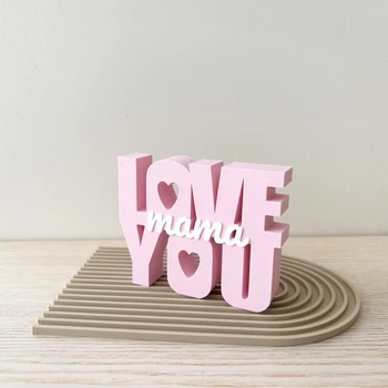 Статуетка напис love you mama подарунок для мами. Aivory
