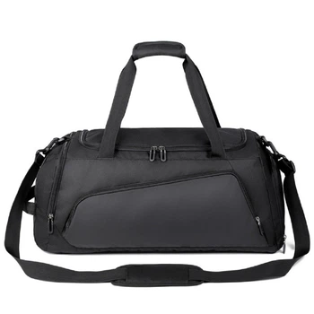 Дорожня сумка чорна текстильна Confident TB8-T17A
