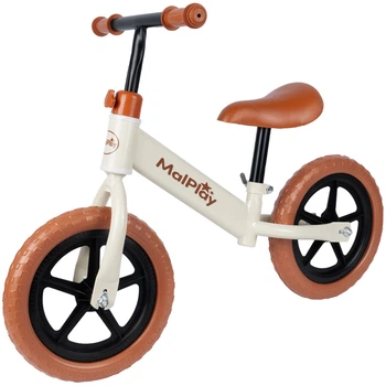 Rowerek biegowy MalTrack LUWIK Cream-Brown (110729) (5901924234630)