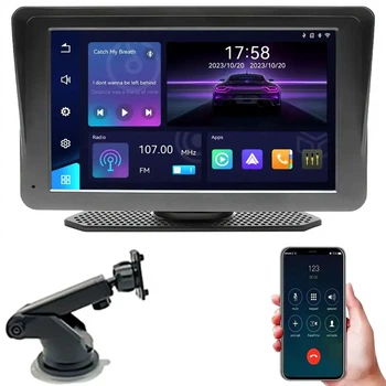 Беспроводная мультимедийная система 7 дюймов IPS экран Carplay 701W для автомобиля с AUX и Type-C