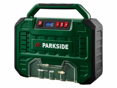 Автомобильный компрессор Parkside 150 Вт 12 В 8 бар портативный для накачивания шин и мячей PMK 150 A1