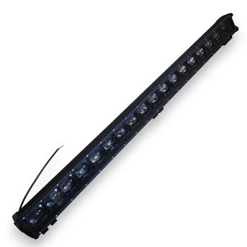 Светодиодная балка, дополнительная фара, led люстра 18 линз 72LED 180W 103см Ближний Бело-Желтый свет (05408)
