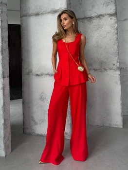 Костюм Jadone Fashion Анна L красный