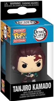 Фигурка на клипсе Танджиро Камадо — Funko Pop! Keychain: DEMON SLAYER — TANJIRO KAMADO #61374