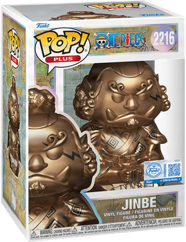 Коллекционная фигурка Дзинбэ (Бронзовое издание) — Funko POP! Plus: ONE PIECE — JINBE STATUE (BRONZE) #2216