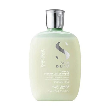 Мицеллярный шампунь для успокоения волос и кожи головы Alfaparf Semi Di Lino Scalp Relief Calming Micellar Low Shampoo 250 мл