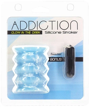 Мастурбатор Addiction Silicone Reversible Stroker Glow in the Dark (677613475145)