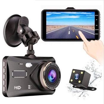 Видеорегистратор для авто BT-100 2 камеры Full HD 1080p запись салона и заднего вида